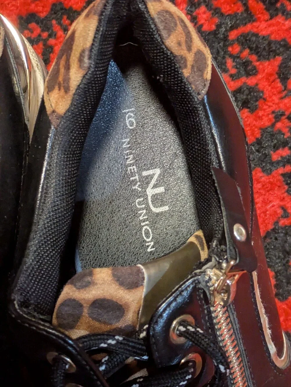 Leopard Print Wedge Sneaker